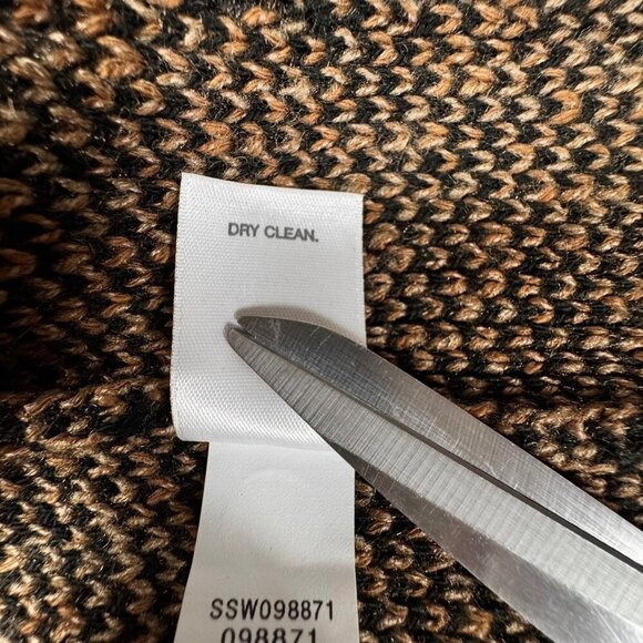 NWOT J.Jill Haley Topper Coat Cardigan Sz.M Brown Textured Knit Duster Fall - Picture 13 of 14